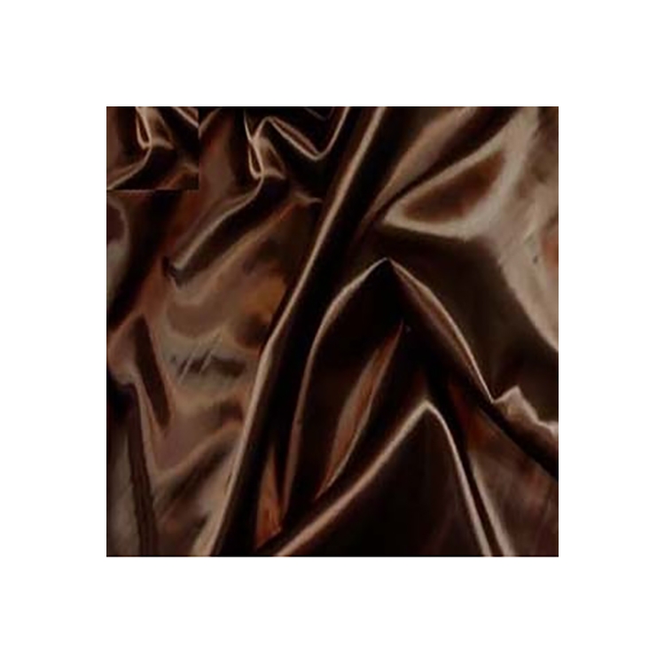 satyna jedwabna atłas- brąz czekolada